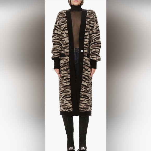 💜AFRM Tristan Zebra Camo Cardigan💜 - Picture 1 of 10